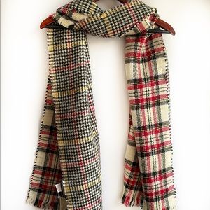 Reversible Plaid Scarf